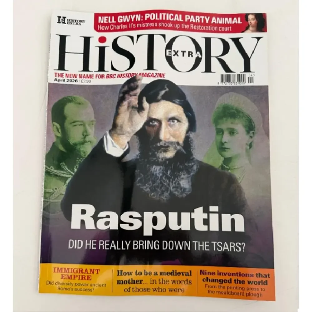History Extra Magazine Lot of 8 Jan-Aug 2026 Vikings Pompeii Boleyn Odyssey